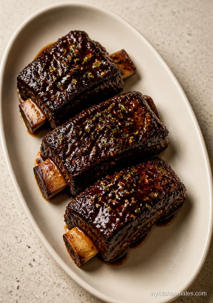 Balsamic Glazed Beef Short Ribs