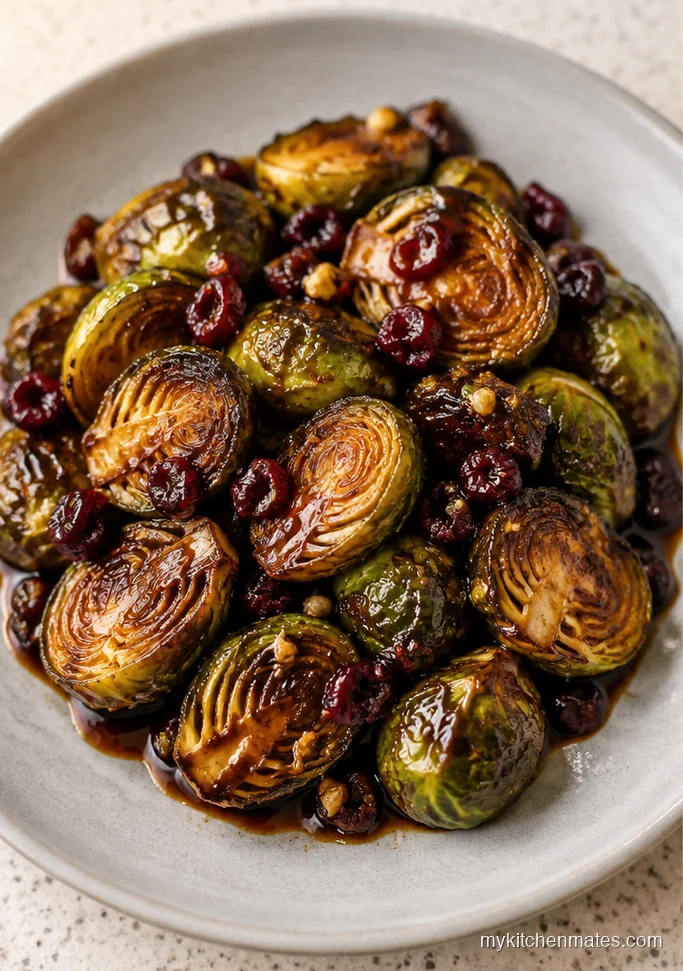 Balsamic Glazed Brussels Sprouts