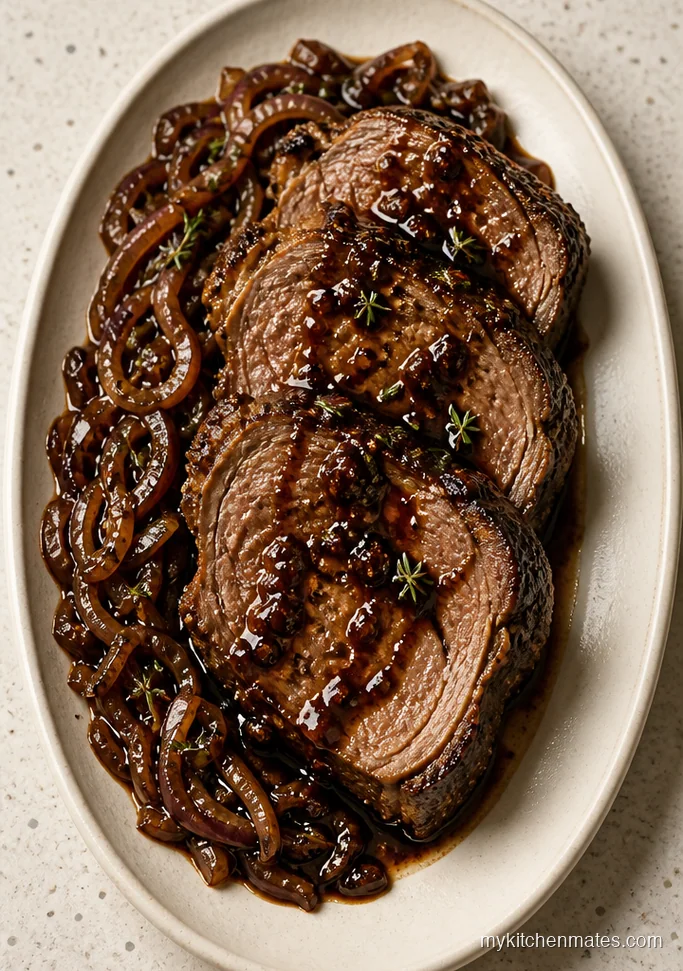 13 Slow Cooker Leg of Lamb Recipes for Fall-Apart Tender Dinners Balsamic Onion Slow Cooker Lamb