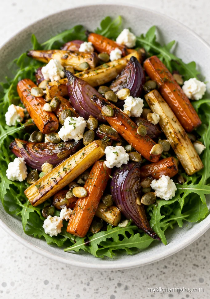 Balsamic Roasted Root Salad