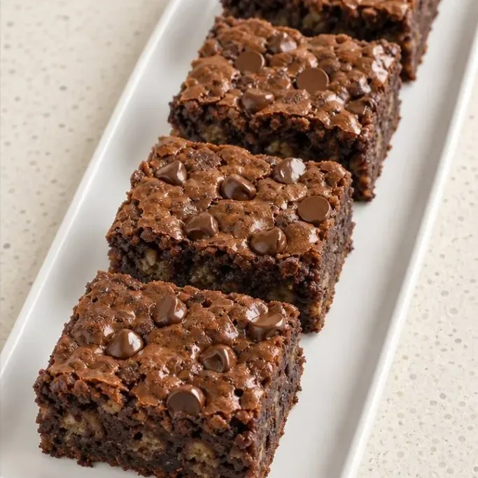 Fudgy Banana Bread Brownies banana bread brownies_featured_jcp