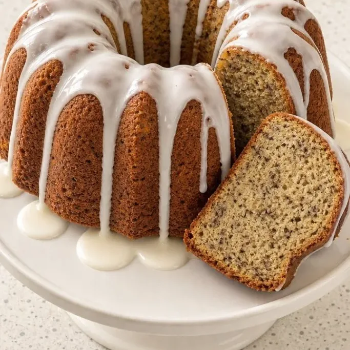 Banana Bread Bundt Cake