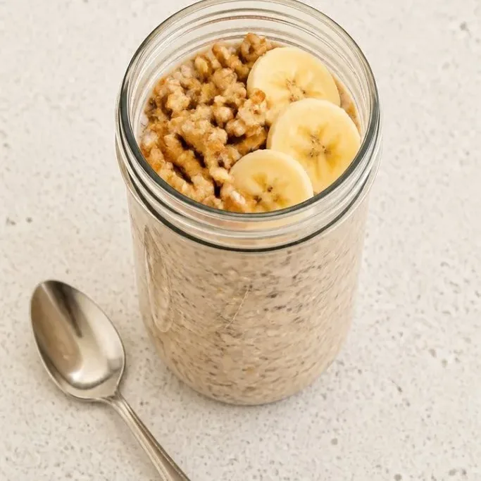 Banana Bread Overnight Oats