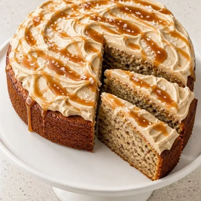 Banana Caramel Cake