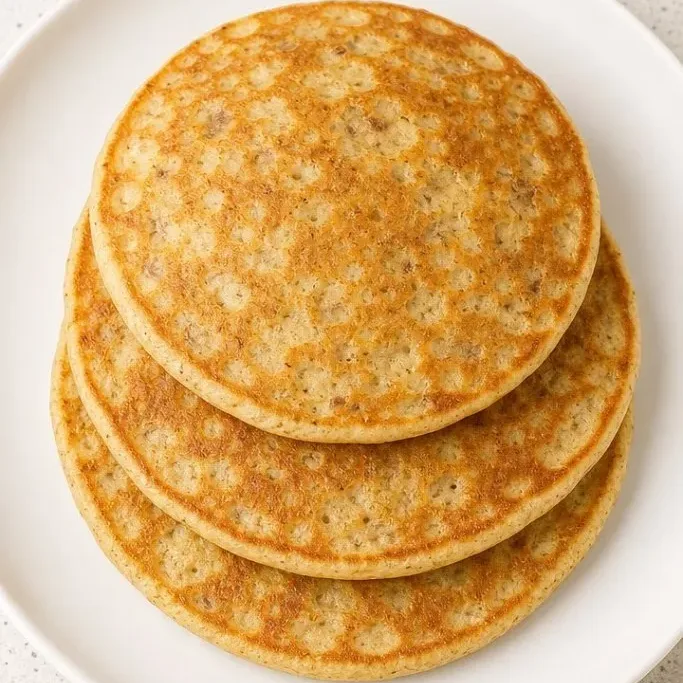 Banana Cottage Cheese Pancakes