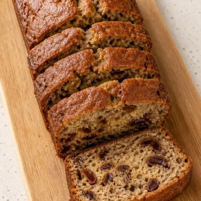 Moist Whole Wheat Banana Date Bread Banana Date Bread