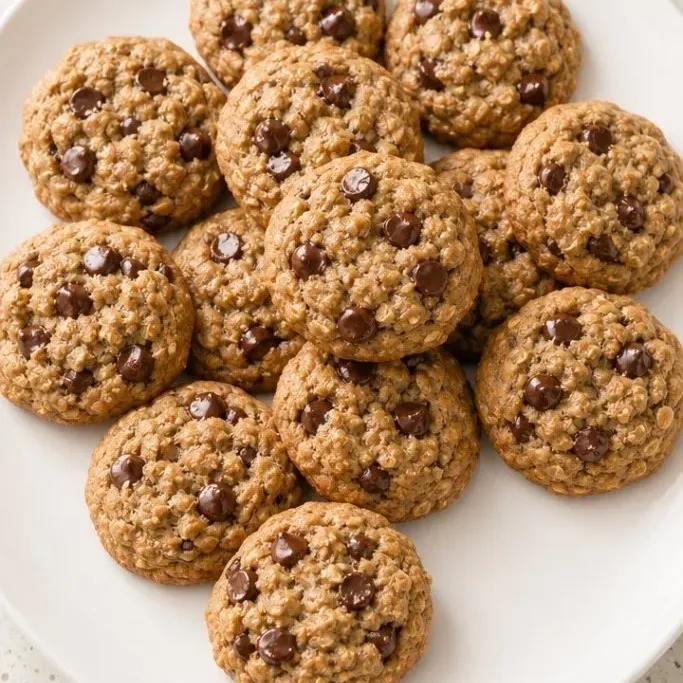 3-Ingredient Banana Oatmeal Chocolate Chip Cookies Banana Oatmeal Chocolate Chip Cookies