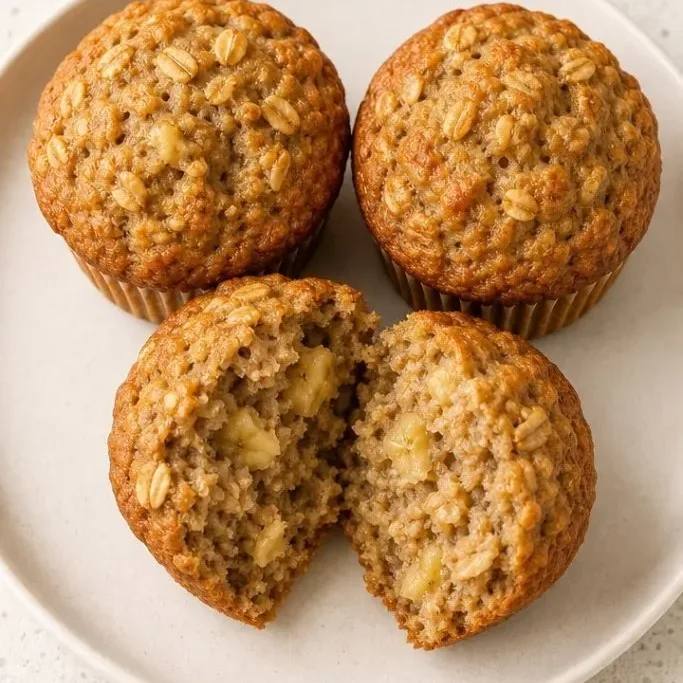 Banana Oatmeal Muffins