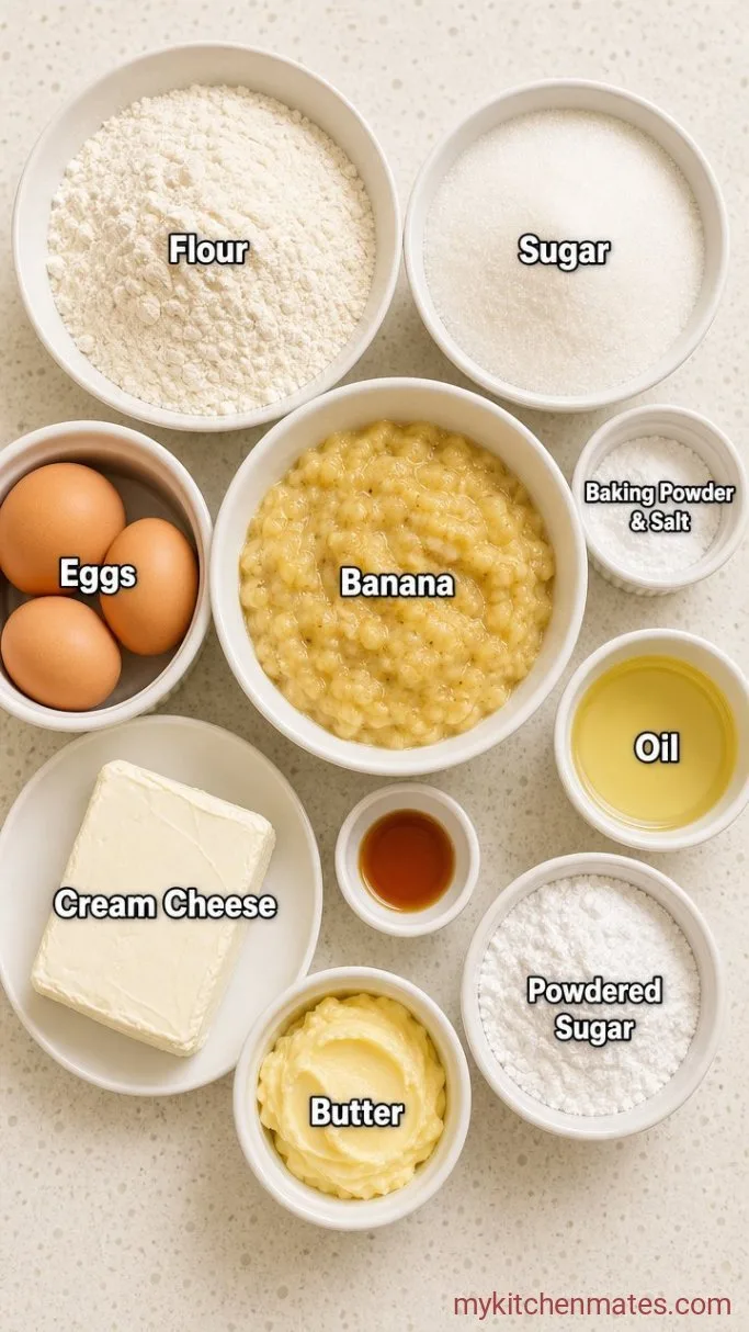 Fluffy Banana Roll Cake That Never Cracks Ingredients