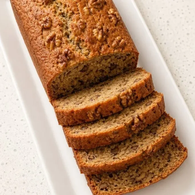 Tender Banana Walnut Cake Banana Walnut Cake