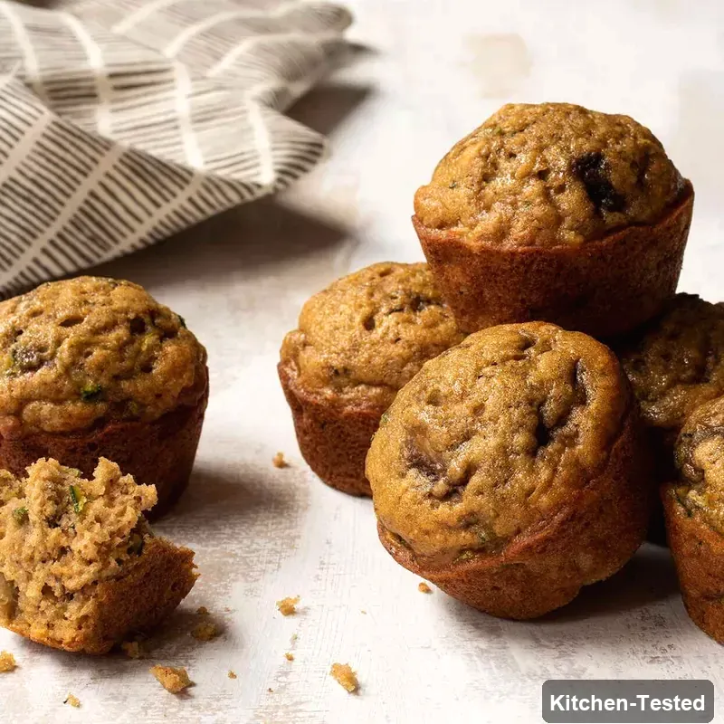 Delicious Banana-Zucchini Muffins banana zucchini muffins