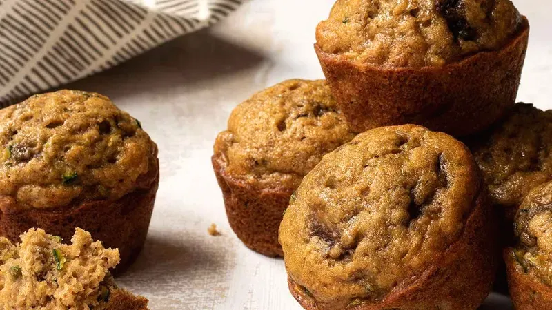 Delicious Banana-Zucchini Muffins Food photo of Banana-Zucchini Muffins