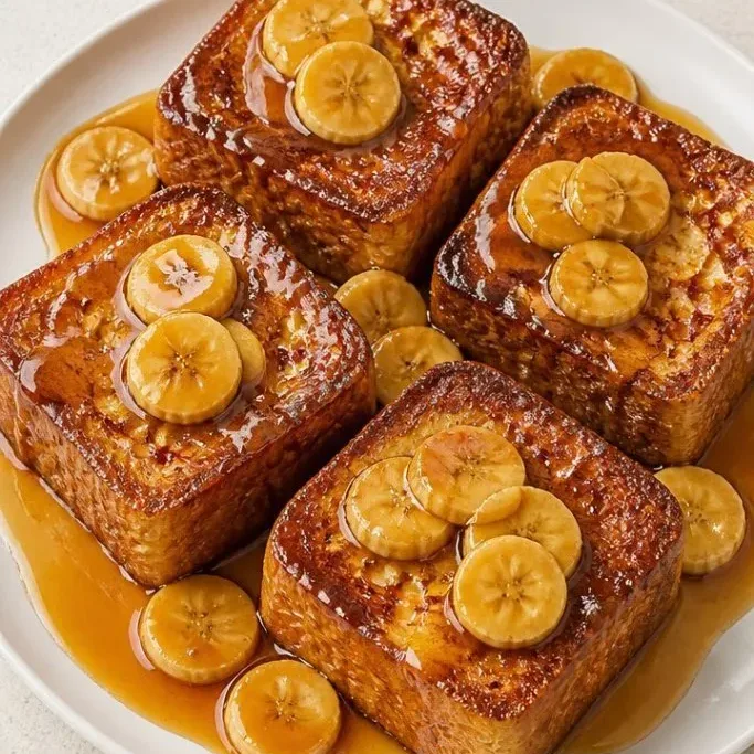 Caramelized Bananas Foster French Toast Bananas Foster French Toast
