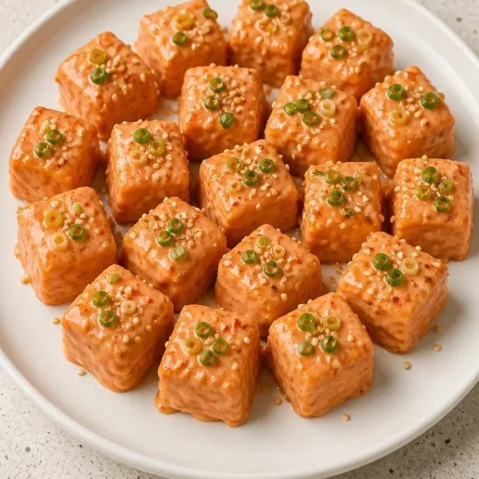 Crispy Air Fryer Bang Bang Salmon Bites Bang Bang Salmon Bites