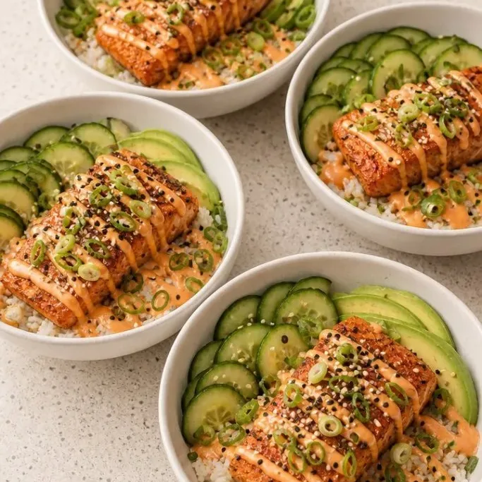 Bang Bang Salmon Bowl