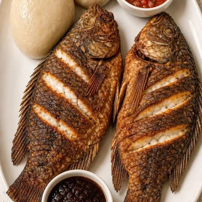 Banku And Tilapia