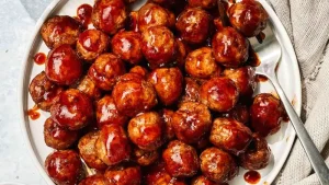 Food photo of Barbecue Grape-Jelly Meatballs