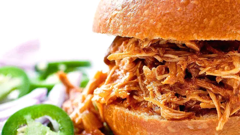 Barbecue Pulled Chicken Food photo of Barbecue Pulled Chicken