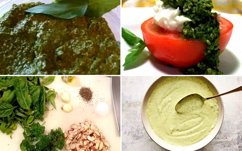38 Fresh Basil Pesto Recipes For Summer Garden Herbs basil pesto recipes featured