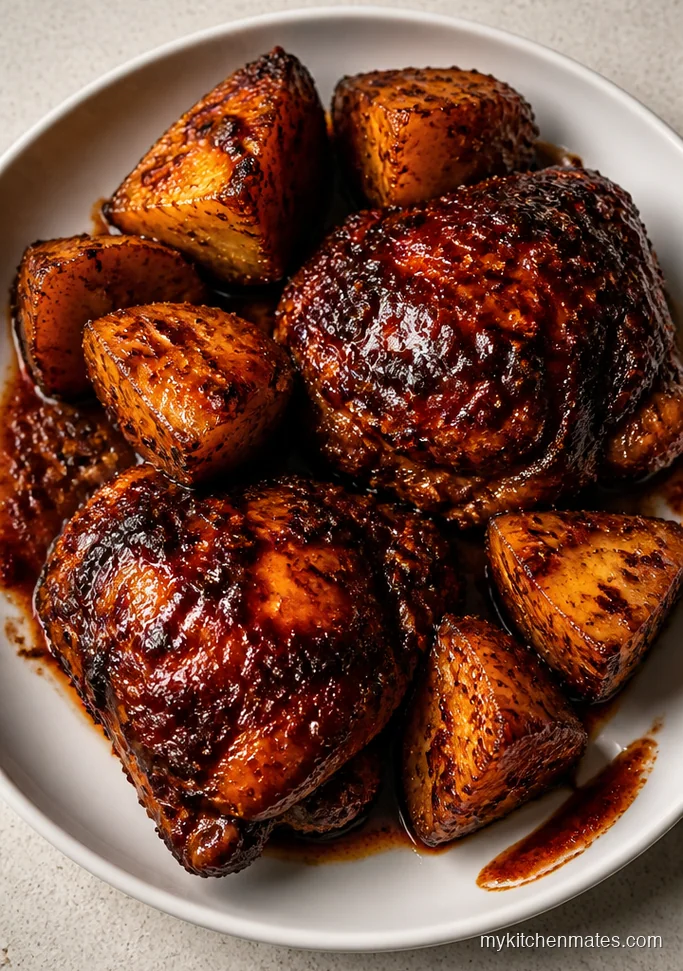 BBQ Chicken and Potatoes