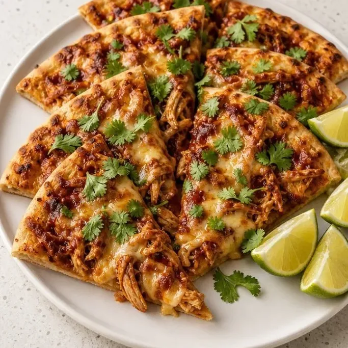 25-Minute BBQ Chicken Flatbread BBQ Chicken Flatbread
