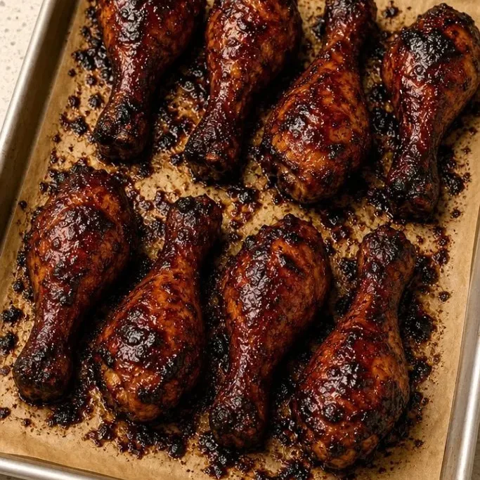 Sticky Oven BBQ Chicken Legs BBQ Chicken Legs In The Oven