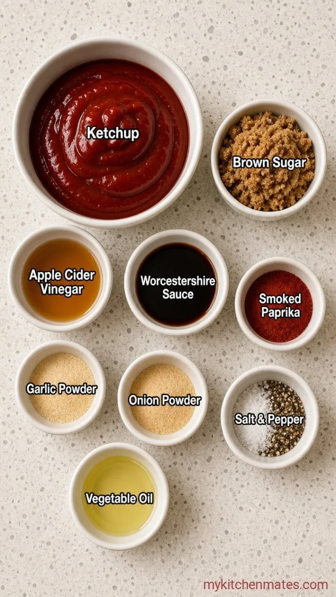 Tangy, Smoky BBQ Chicken Marinade (Ready in 5 Minutes) Ingredients