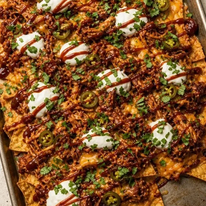 BBQ Chicken Nachos