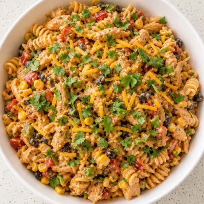 BBQ Chicken Pasta Salad
