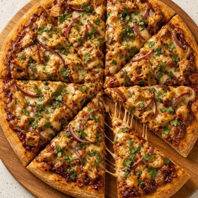 BBQ Chicken Pizza in 25 Minutes BBQ Chicken Pizza