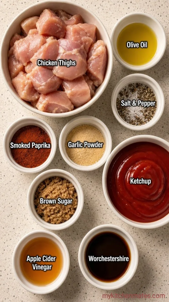 Sticky BBQ Chicken Skewers (Ready in 30 Minutes) Ingredients