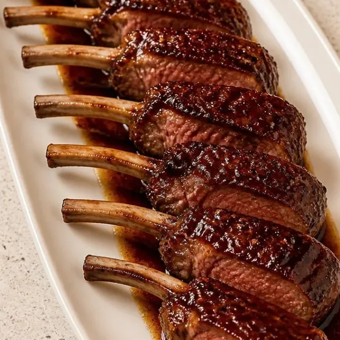 Sticky BBQ Glazed Lamb Chops BBQ Lamb Chops