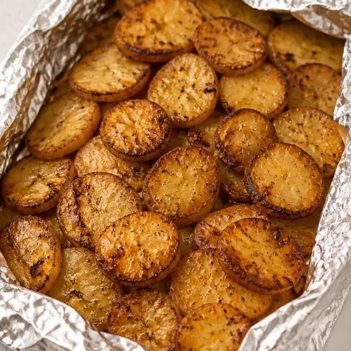 BBQ Potatoes In Foil
