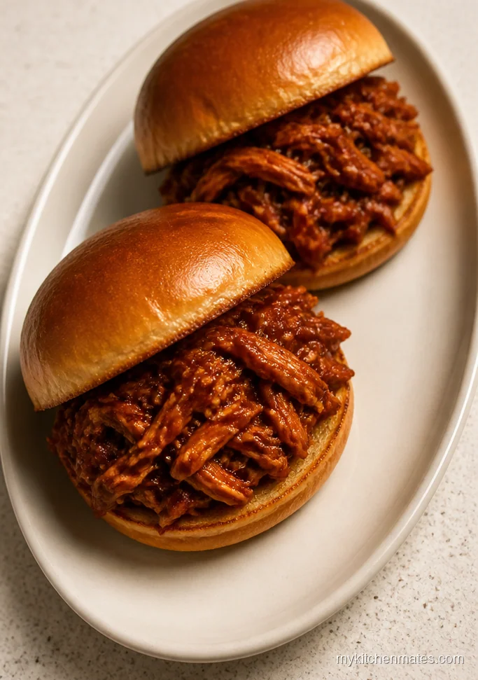 BBQ Pulled Chicken Sandwiches