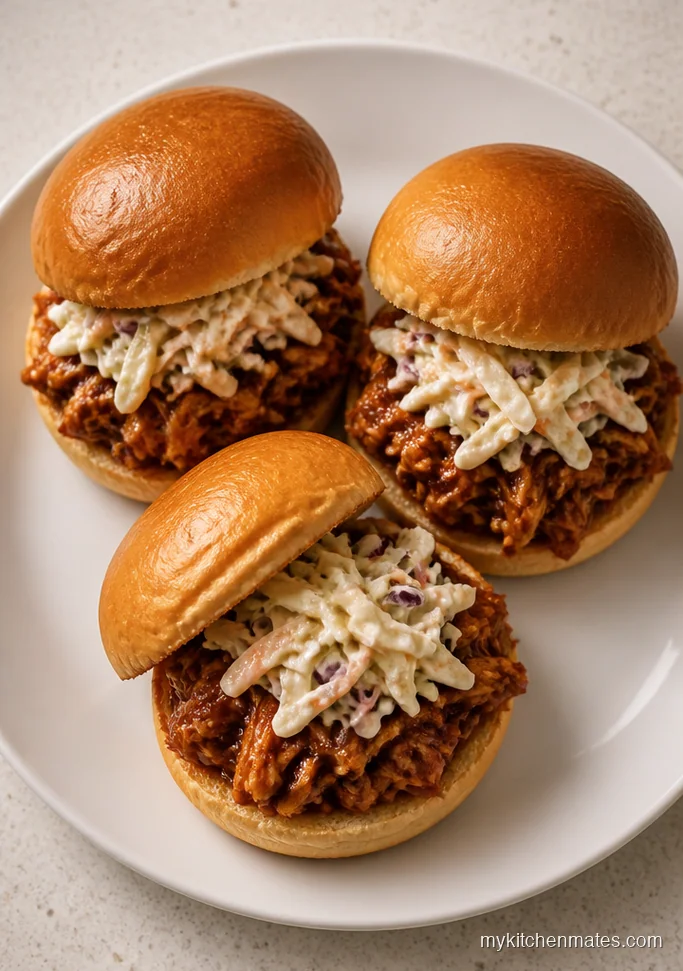 BBQ Pulled Chicken Sliders