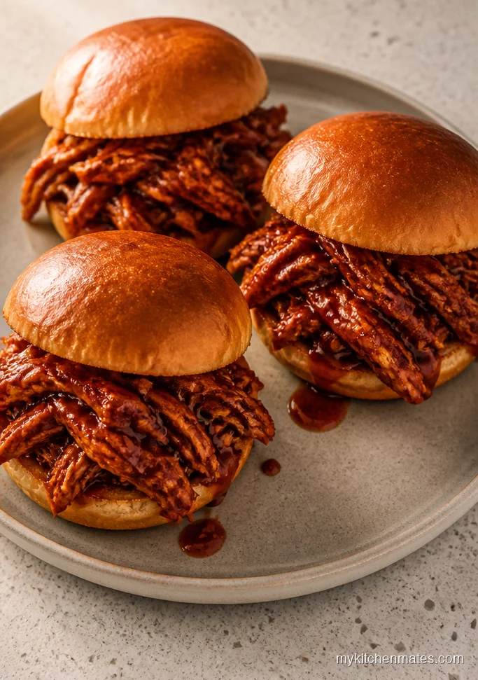 BBQ Pulled Crockpot Chicken
