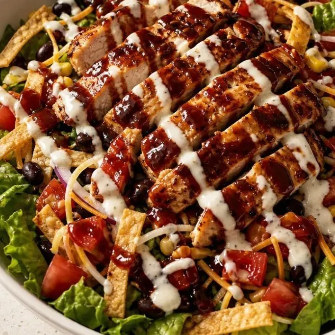20-Minute BBQ Ranch Chicken Salad BBQ Ranch Chicken Salad
