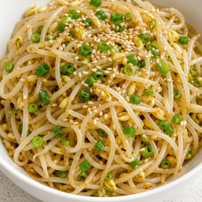 10-Minute Sesame Bean Sprout Salad Bean Sprout Salad