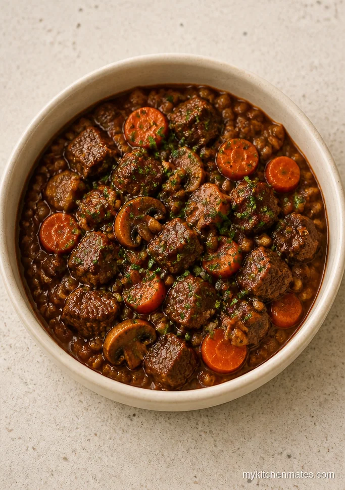 13 Fall Casserole Recipes That Make Dinner Feel Like Sunday Beef and Barley Mushroom Bake