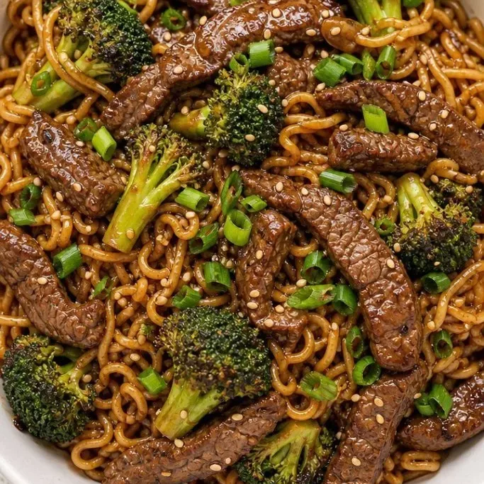 Beef And Broccoli Ramen Stir Fry