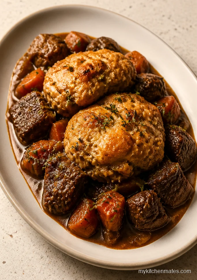 Beef and Dumpling Casserole