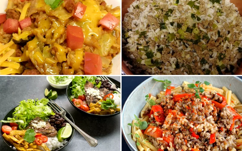 25 Simple Beef Rice Dishes for Quick Weeknight Meals beef and rice recipes featured