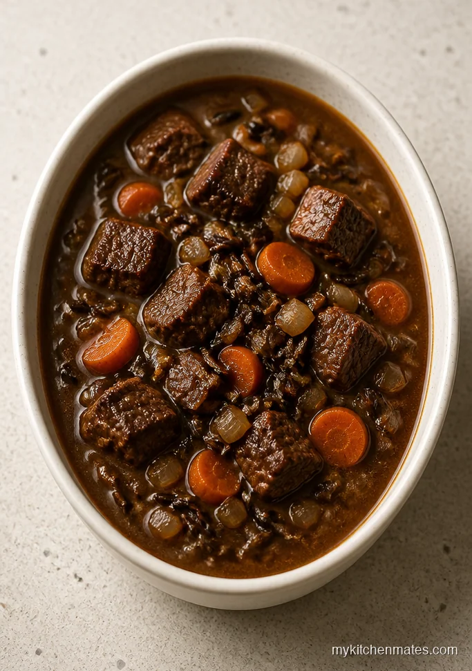 Beef and Wild Rice Soup