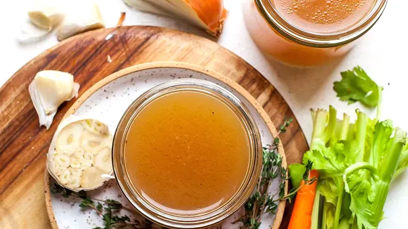Rich and Nourishing Beef Bone Broth Food photo of Beef Bone Broth