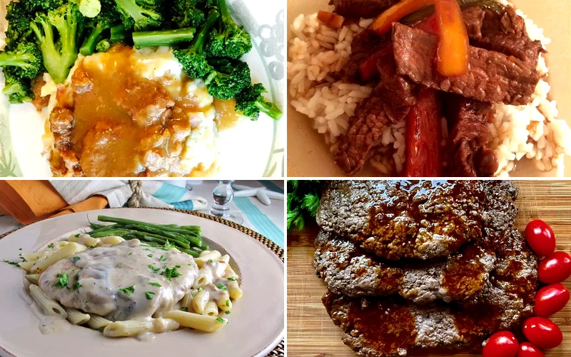 10 Easy and Hearty Cube Steak Recipes for Dinner beef cube steak recipes featured