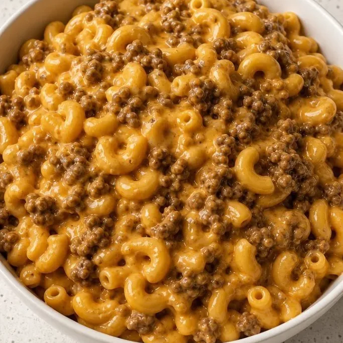 One-Pot Beef Mac and Cheese Beef Mac and Cheese