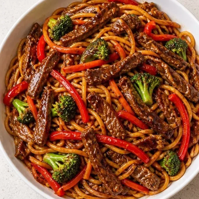 Beef Noodle Stir Fry
