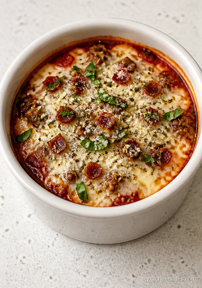 Beef Pepperoni Pizza Dip