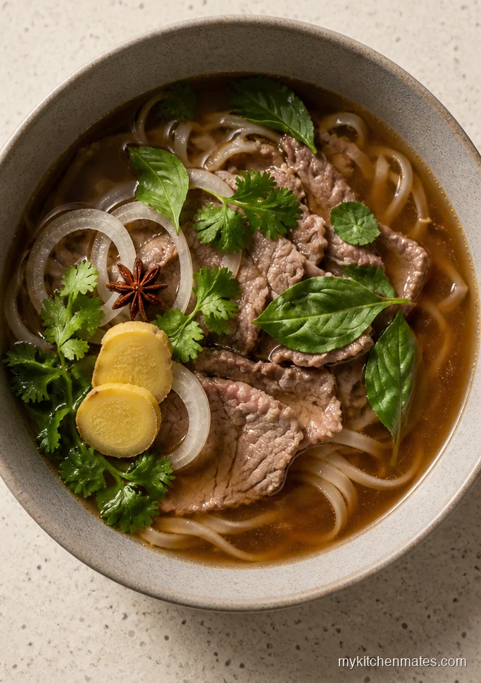 Beef Pho Bone Broth Soup