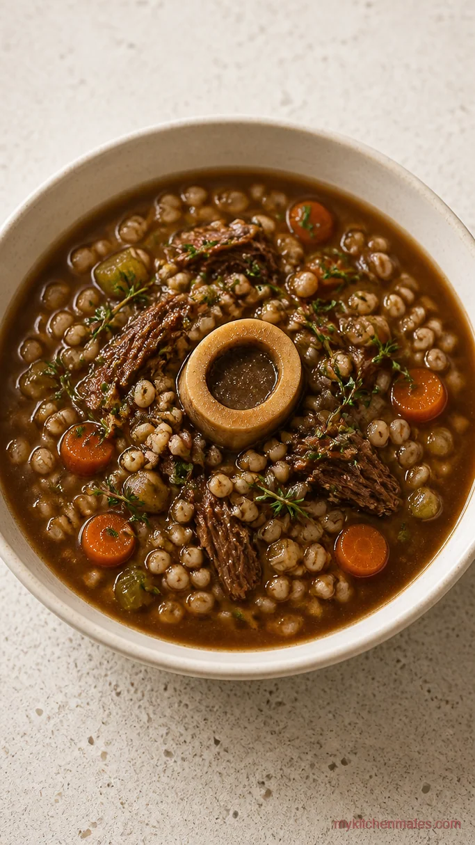 12 Beef Barley Soup Slow Cooker Recipes for Cold Weeknights Beef Shank and Barley Soup